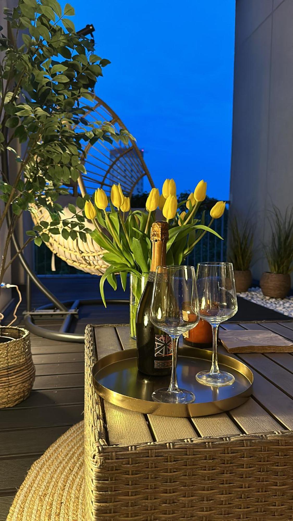Mozarta Sky Terrace Vip 2-bed * Krakau